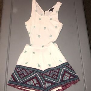Open back romper